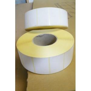 Étiquettes thermiques 60x40mm - adhésif permanent - mandrin 40mm - enroulement intérieur - rouleau diamètre 100mm_0
