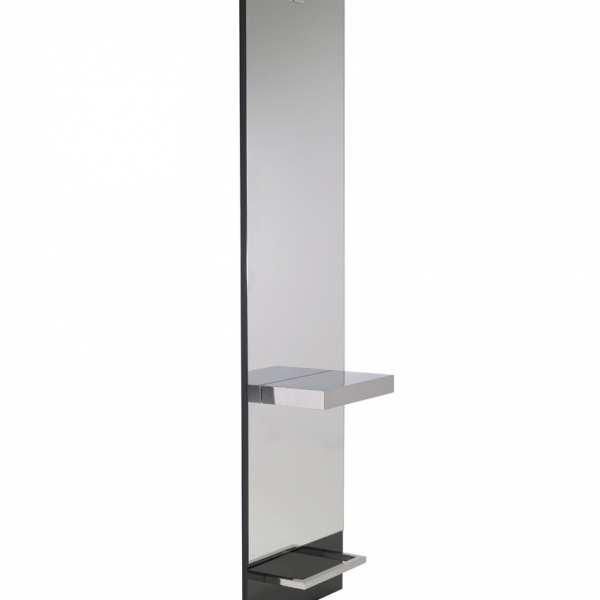 Coiffeuse Perform Allusion FF 3900 - tablette et repose-pieds en inox, stratifié Noir Luxe T15 ou Blanc Luxe T31_0