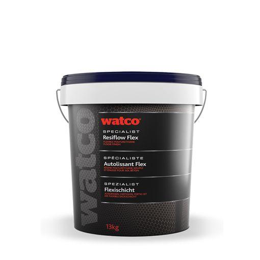 Peinture de sol - Autolissant Flex 13 kg - Polyuréthane tricomposant - Transparent, brillant et résistant aux produits chimiques_0