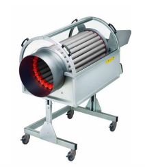 Séparateur à rouleaux - BMSI - Trommel avec rouleaux PVC 50 mm et goulottes inox - Vitesse réglable_0