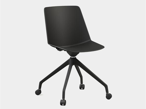 Chaise polyvalente Rock sur roulettes avec mécanisme giratoire_0