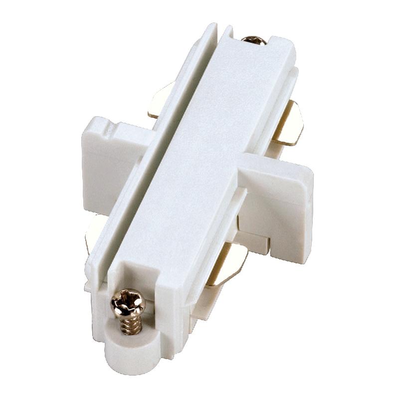 SLV-143091 - Connecteur droit pour rail 1 allumage 230V - blanc ou noir - polycarbonate (PC)_0