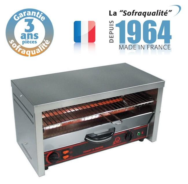 Toast.O.Matic Master 501 - 1 étage - Toaster multifonction professionnel - Capacité 10 à 12 pièces - Débit 200 pièces/heure_0
