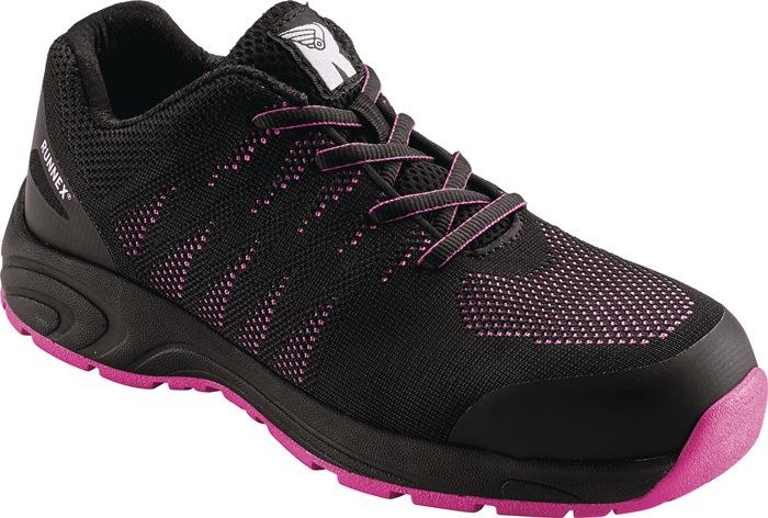 Chaussure de sécurité pour femmes GirlStar 5180 pointure 37 noire/rose S1P SRC EN ISO 20344/20345 polyester RUNNEX_0
