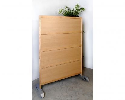 Cloisons amovibles - ARDAL - modèle plein en hêtre avec décors mélaminé ou MDF_0