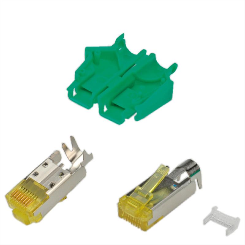 Connecteur HiRose TM31 blindé, manchon vert, 50 pièces_0