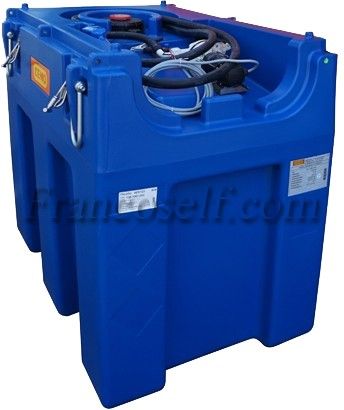 Cuve Adblue - Francoself - 600 L - Pompe électrique à membrane 230V - Polyéthylène simple paroi_0