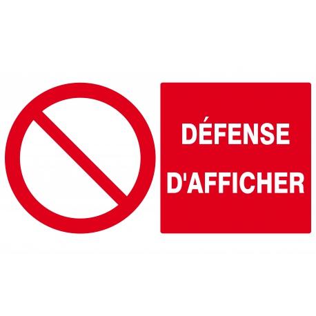 Defense d'afficher 330x200mm TALIAPLAST | 621222_0