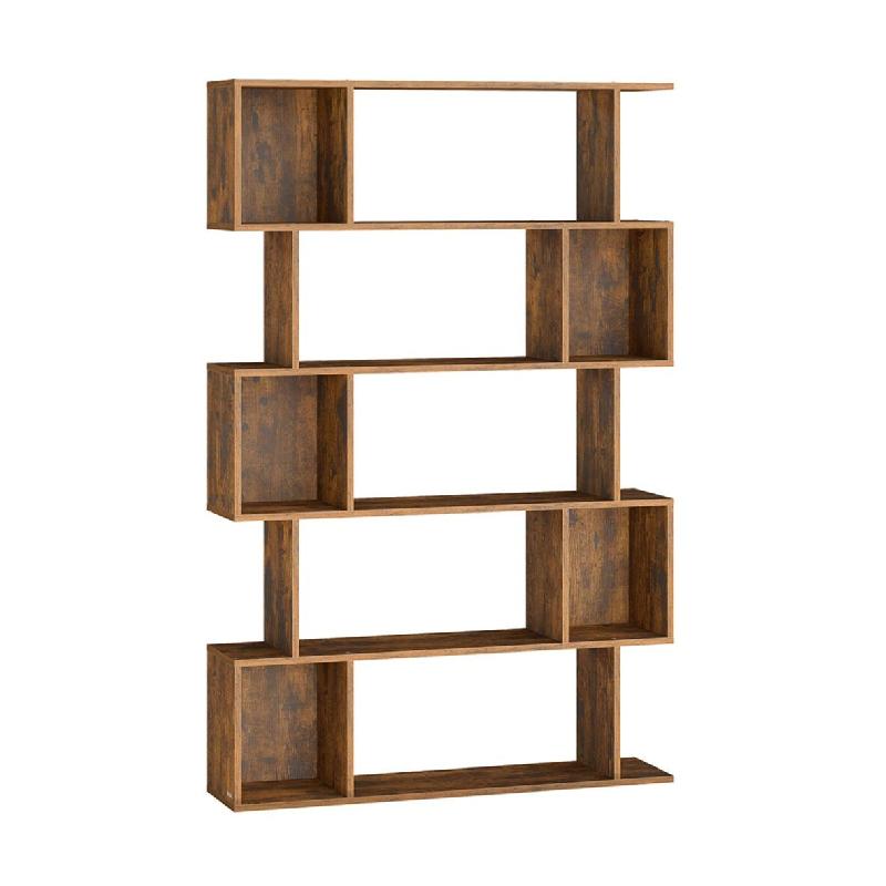 Helloshop26 - Bibliothèque étagère sur 5 niveaux 24 x 90 x 159 cm meuble de rangement avec compartiments ouverts pour salon chambre 12_0004271 - 30_0