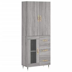 Helloshop26 - Buffet bahut commode armoire meuble de rangement organisateur cuisine salle de séjour salon haut sonoma 69,5 x 34 x 02_0035597 - 300021_0
