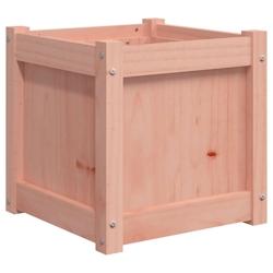 Helloshop26 - Jardinière bac lit surélevé plantes fleurs terrasse jardin 40 x 40 x 40 cm bois massif douglas marron 02_0037559 - 3000213897692_0