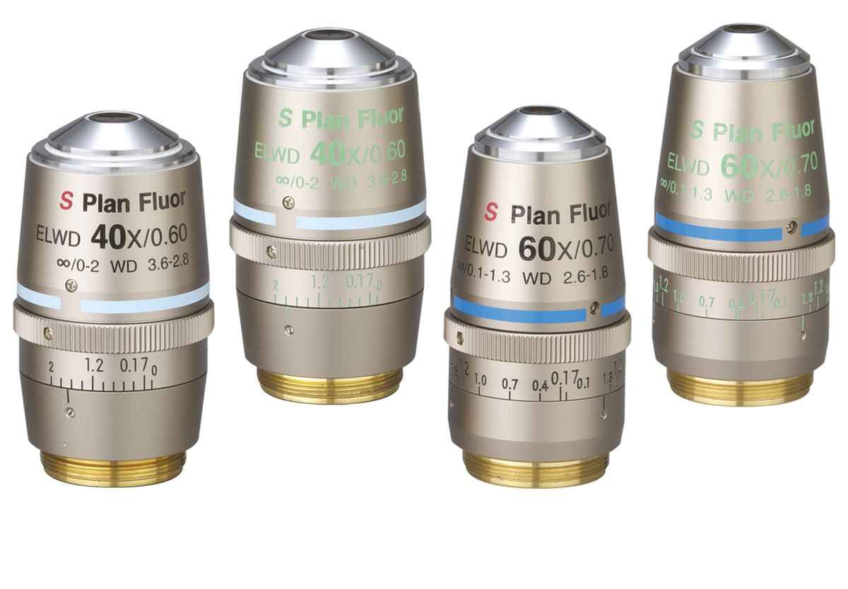Objectifs lentilles pour microscopes - Série S Plan Fluor ELWD - Transmission UV à infrarouge et distance de travail extra-longue_0