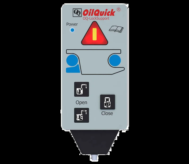 OilQuick LockSupport - Système de commande pour changement d'équipement de pelle_0