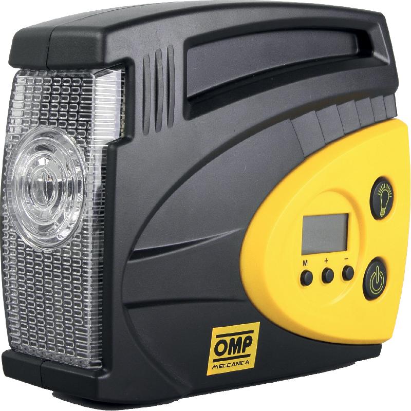 OMP - Compresseur gonfleur 12V avec manomètre digital, lampe LED et pression max 8 bars - 554264_0