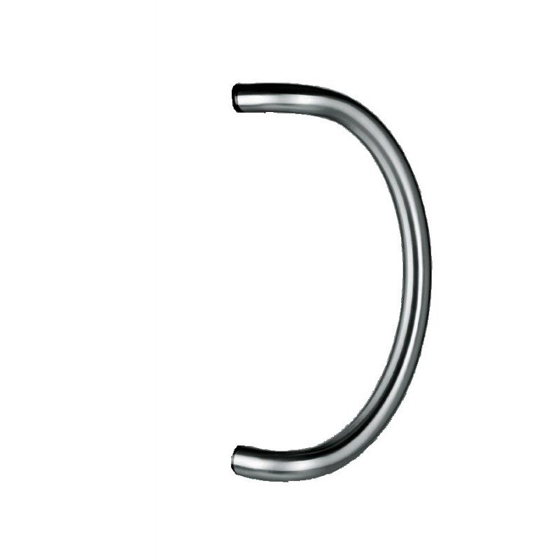 POIGNÉE TUBULAIRE DEMI-LUNE MODÈLE 25 DIAMÈTRE 32MM ENTRAXE 300MM INOX - NORMBAU - 2469130
