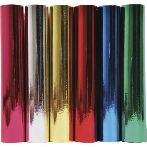 ROULEAU DE PAPIER CADEAU METALLISE UNI 76G 1 FACE CLAIREFONTAINE - DIMENSIONS 2X0,7M - COLORIS ASSORTIS - LOT DE 50