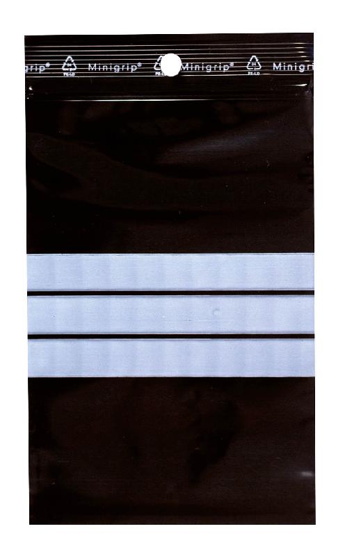 Sachet Scigrip PE zone d’écriture 60μ opaque noire - 580027 – 100 x 150 mm_0