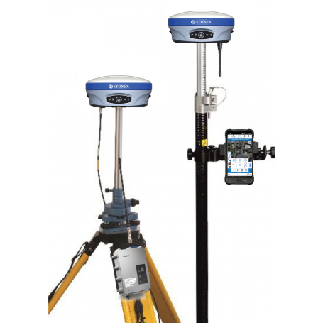 Système base/mobile récepteur GNSS 1408 canaux, toutes constellations, IMU Stonex - S900+_0