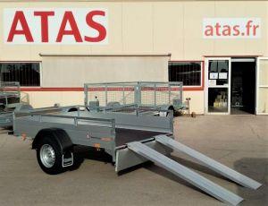 Remorque utilitaire McALU PRO DW150 255x153x45 - 1 essieu - PTC 1500 kg avec rampes (stock uniquement)_0