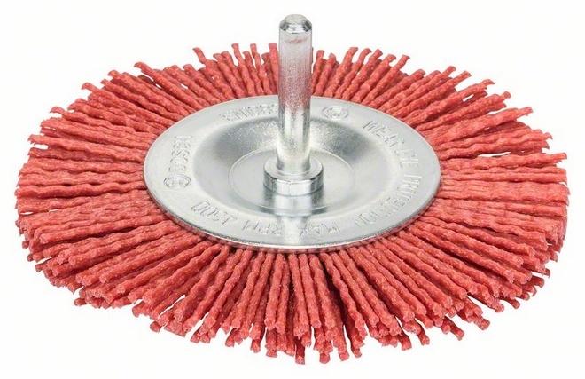 BOSCH 2608622055 - Brosse circulaire fil nylon - 4500 TPM - Diamètre 100 mm - Épaisseur fil 1 mm_0