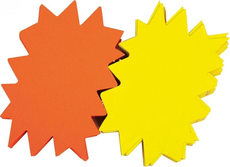 APLI 100403-50 éclatés Fluos - Jaune/Orange Fluos - 450 grammes - 8x12 cm - Non effaçable. - 3270241004038_0