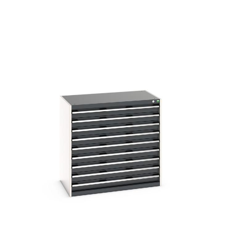 Armoire à tiroirs Cubio SL-10610-9.1 - Réf : 40021035 - 9 tiroirs, charge 1.5T, acier renforcé_0