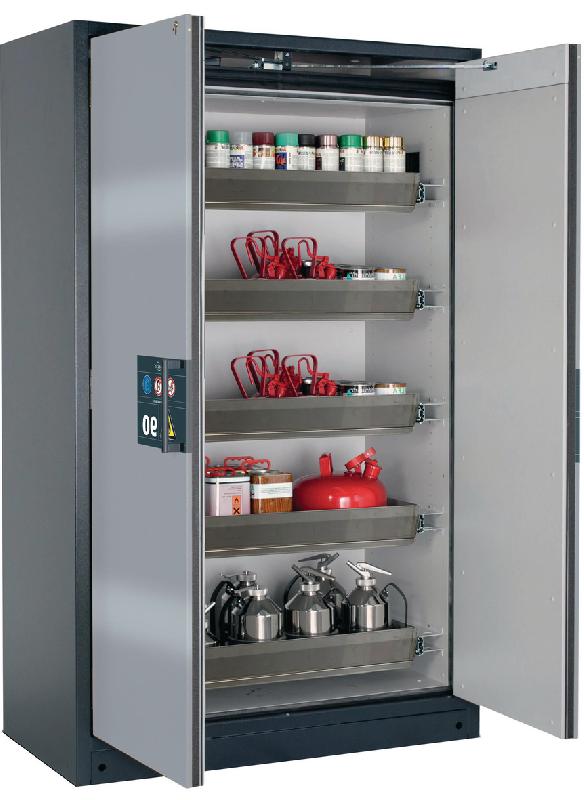 ARMOIRE SÉCURITÉ Q-PEGASUS-90 Q90.195.120.WDAC GRIS/ARGENT - MANUTAN COLLECTIVITÉS