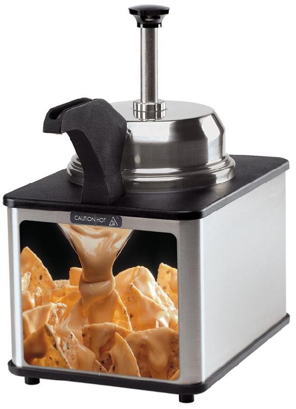 Bain-marie pour caramel et fromage fondue avec bec chauffant - 2.8 l - FSPW-SS-80840_0