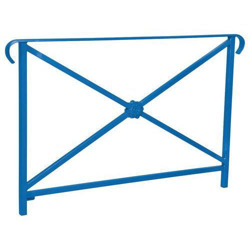 BARRIÈRE HÉRITAGE ROSACE 1.50 M DOUBLE CROSSE - BLEU 5010 - PROCITY