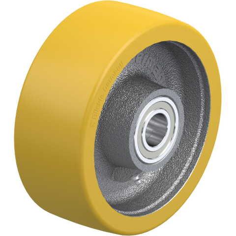 BLICKLE - ROUE Ø 200MM BANDAGE POLYURÉTHANE THERMOPLAT HAUTE TEMPÉRATURE 1 600KG - GTH 202/30K