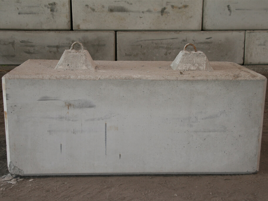 Bloc béton anti-franchissement à 2 têtes - 1,5T - 150 cm x 75 cm x 60 cm - SECURIBLOCK Gamme 75-150_0