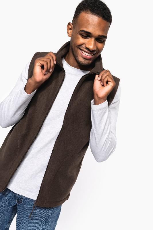 Bodywarmer micropolaire homme - Kariban - Réf: K913 - Léger et chaud - Disponible en plusieurs couleurs et tailles 5XL_0
