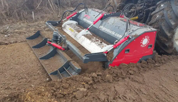 Broyeur de pierres et  forestier idéale pour une utilisation polyvalente pour les tracteurs de 100 ch et plus - ECOCRUSHER PTH PRODUCTS_0