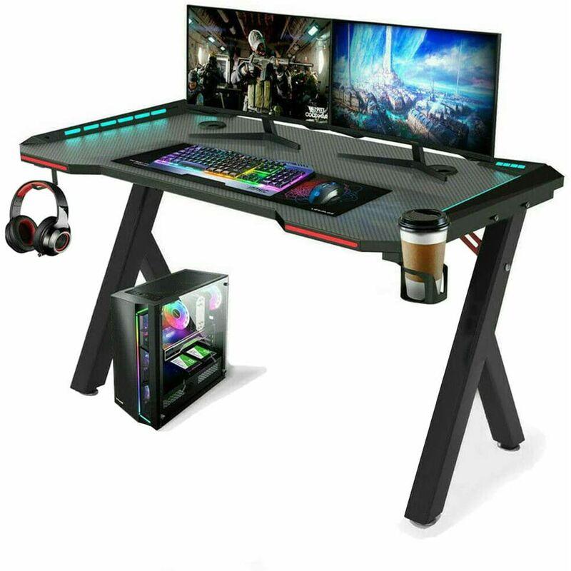 GOKEDA Support Moniteur Réglable En Hauteur – Métal Robuste Jusqu'à 15 Kg, Ergonomique Pour PC, Ordinateur Portable, IMac & TV