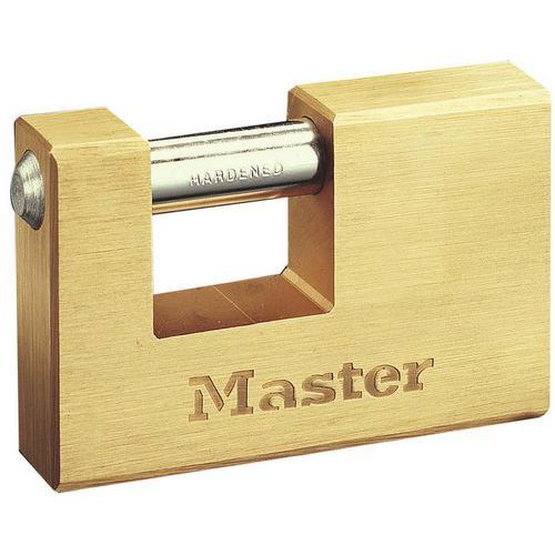 CADENAS À CLÉS EN LAITON RECTANGULAIRE 608EURD - MASTER LOCK - MASTER LOCK