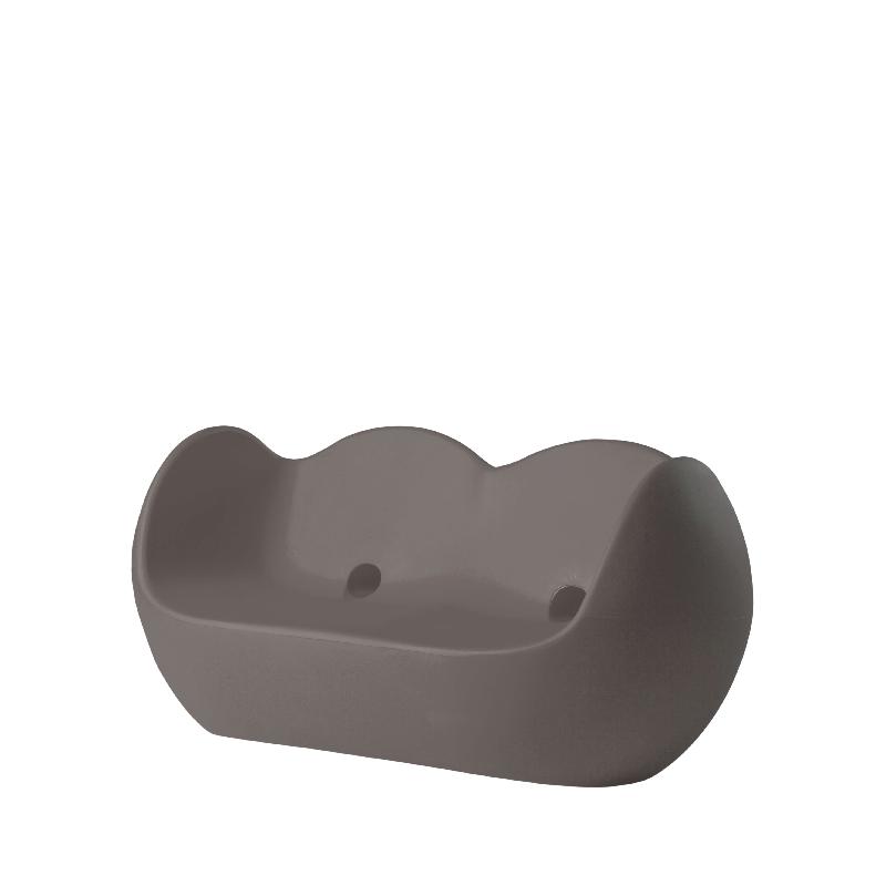 Canapé design in & out BLOSSY - gris argile_0
