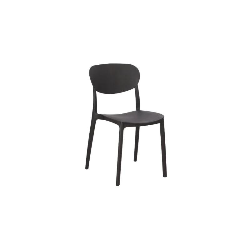 Chaise de jardin luma noir – MTF – polypropylène – 3exn0027_0