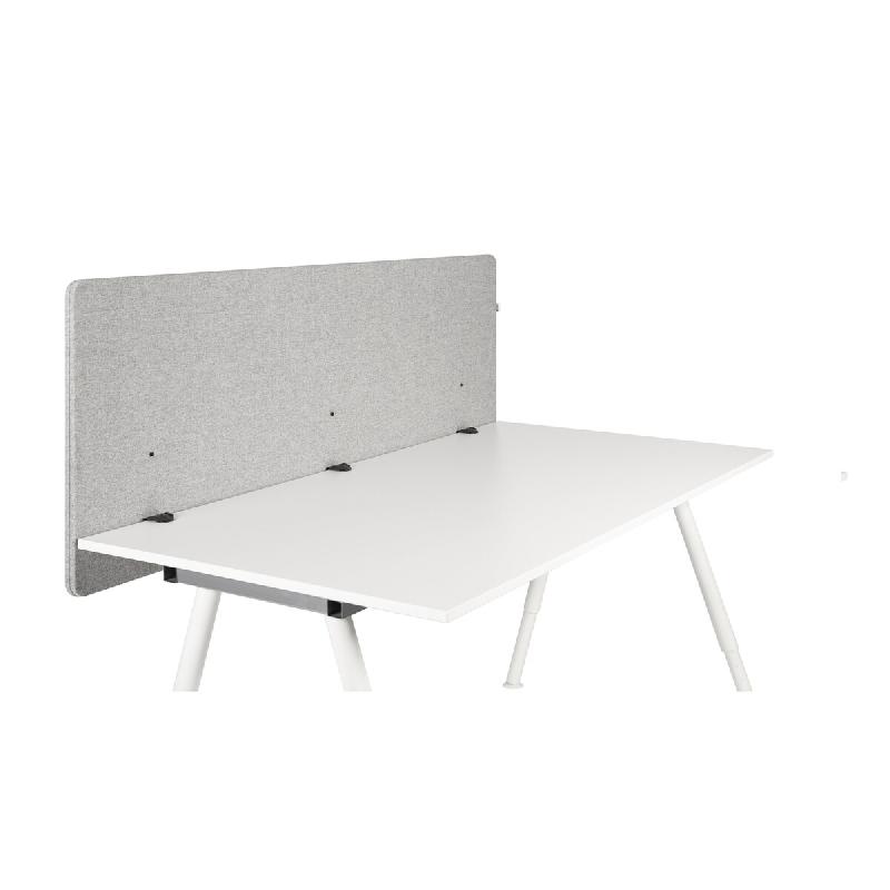 Cloison acoustique de bureau FLEXMIUT D 160 cm gris clair hjh OFFICE - gris multi-matériau 891009_0