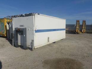 Container de décontamination sur berce - 6 mètres - type bungalow_0