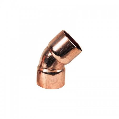 COUDE CUIVRE 45° F/F 41CU - DIAMÈTRE 18 BRICOZOR
