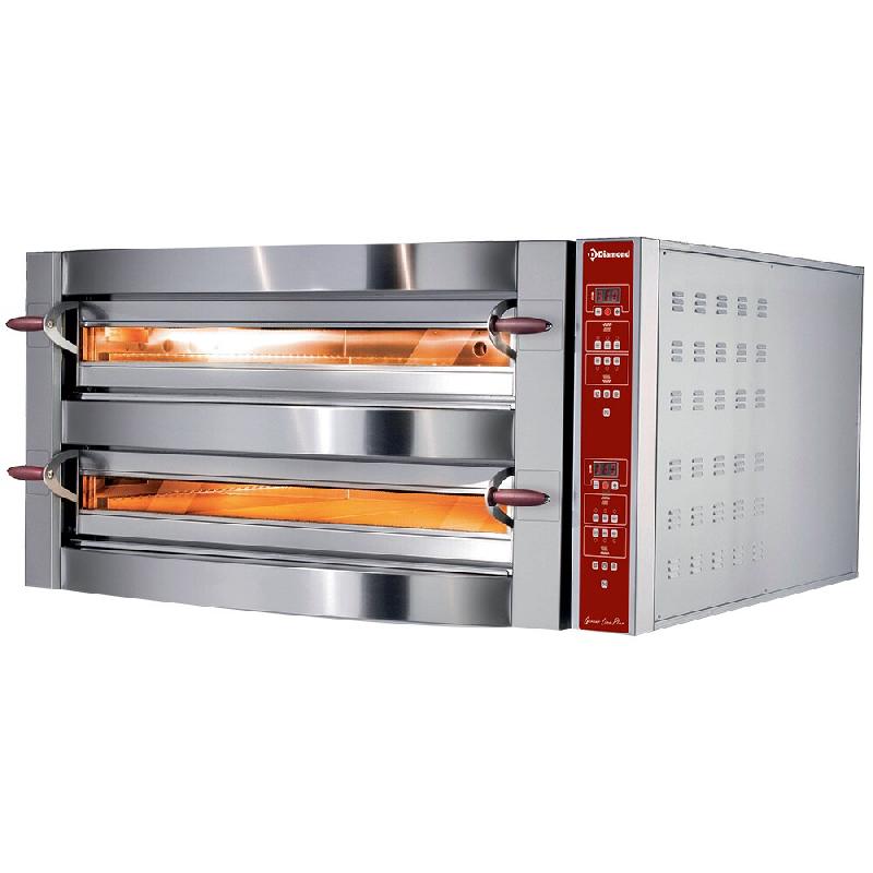 Diamond - Four électrique, 2 chambres, 2x 9 pizzas Ø 350 mm - réf. GDX18/35-DP--230/3- - AKS-GDX18/35-DP--230/3-_0
