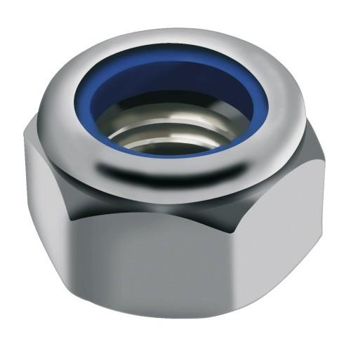 ÉCROUS DE SÉCURITÉ HEXAGONAUX - INOX A2 - DIAMÈTRE 8MM - 200 PIÈCES ACTON