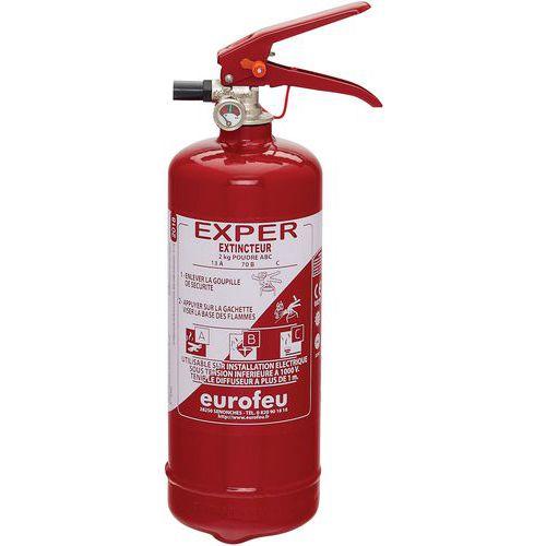 EXTINCTEUR POUDRE ABC PP 2 KG GAMME EXPERT