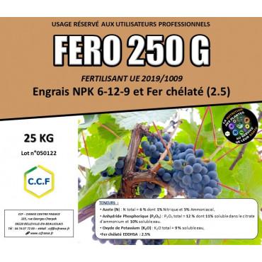 FERO 250G Engrais NPK 6-12-9 et Fer chélaté (2.5)_0