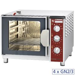 Four électrique vapeur-convection DFV-423/S - 4x GN 2/3 - Chargement en profondeur, compact et en inox AISI 304_0