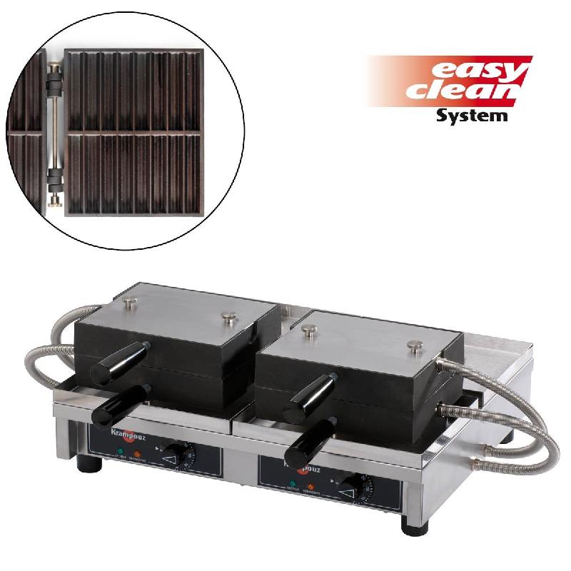Gaufrier électrique professionnel churros 182 x 113 x 28 mm doubles... - PWECAVBAO_0