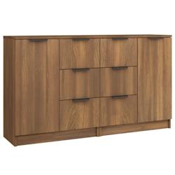 Helloshop26 - Buffet bahut commode armoire meuble de rangement organisateur cuisine salle de séjour salons lot de 2 60 x 30 x 70 cm 02_0036773 - 3000_0
