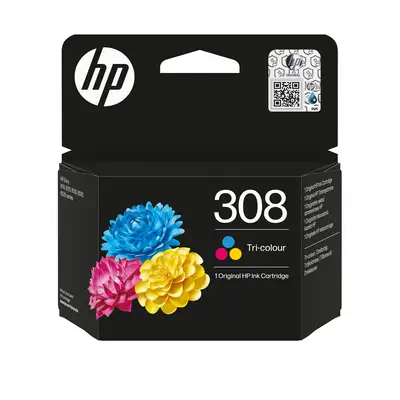 HP 308 Cartouche dencre authentique Trois couleurs_0