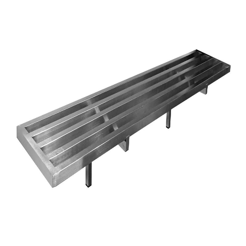ITALCONCEPT L2G Etagere Murale Inox Tubulaire Consoles Fixes, 20 x 1800 x 300mm - 3616350015655_0