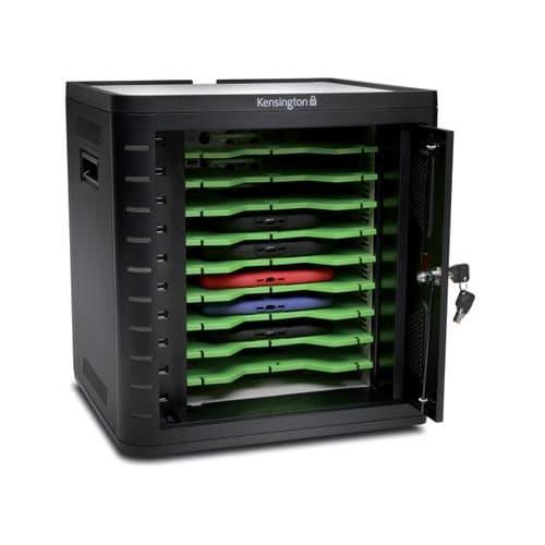Kensington - Coffre de chargement et synchronisation universel - Stocke jusqu'à 10 tablettes - Noir - Référence K67862EU_0